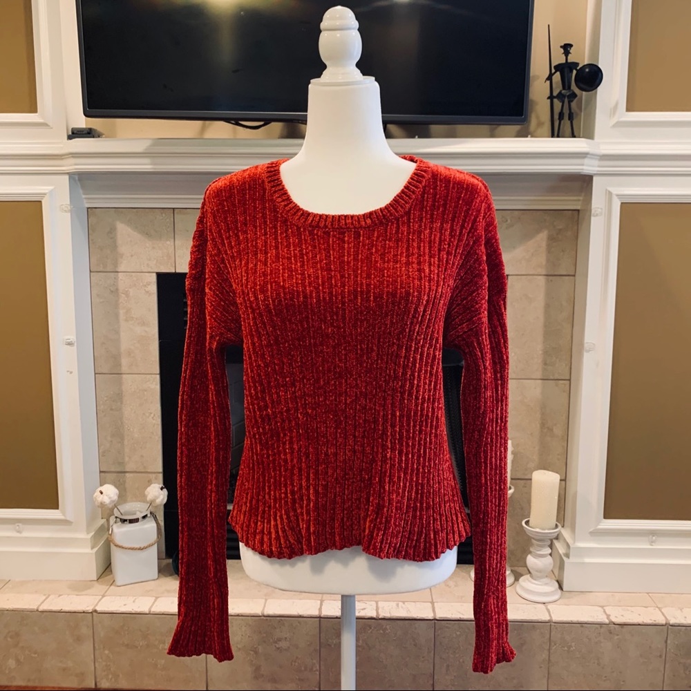 JW Red Velvet Sweater